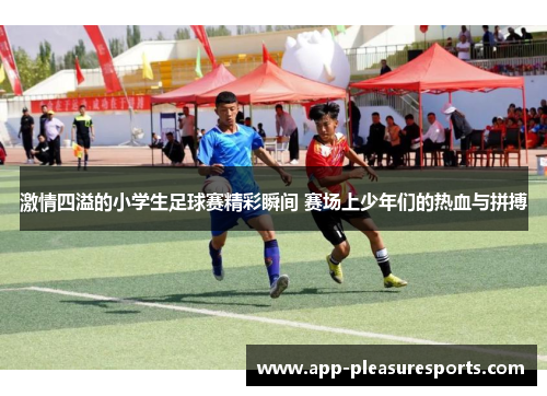 激情四溢的小学生足球赛精彩瞬间 赛场上少年们的热血与拼搏